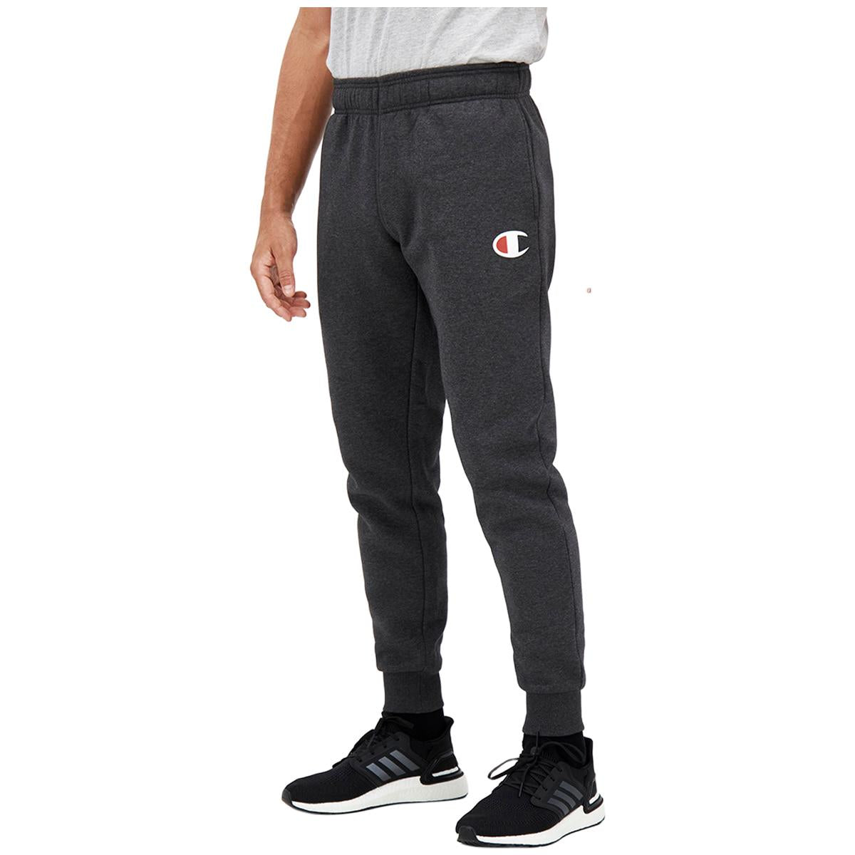 Champion Men's C Logo Cuff Pants Navy