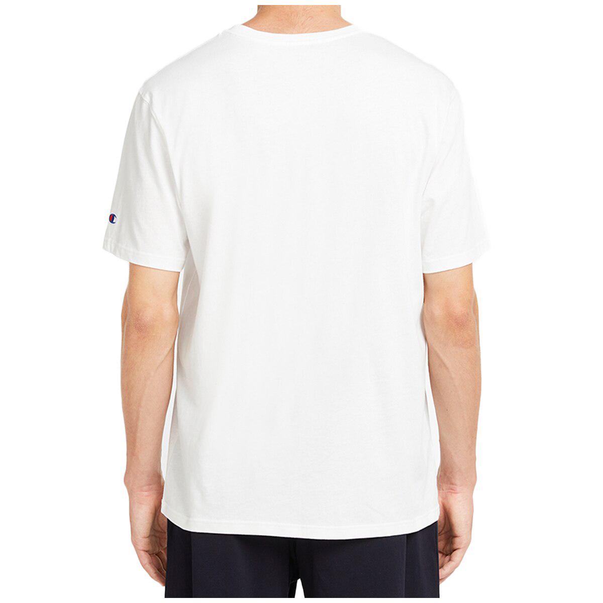 Champion Men's C Logo Tee White
