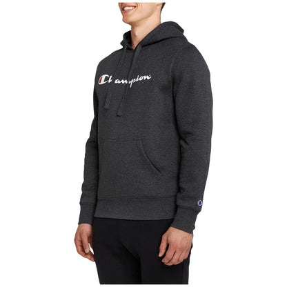 Champion Men's Script Hoodie Heather Granite
