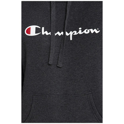 Champion Men's Script Hoodie Heather Granite