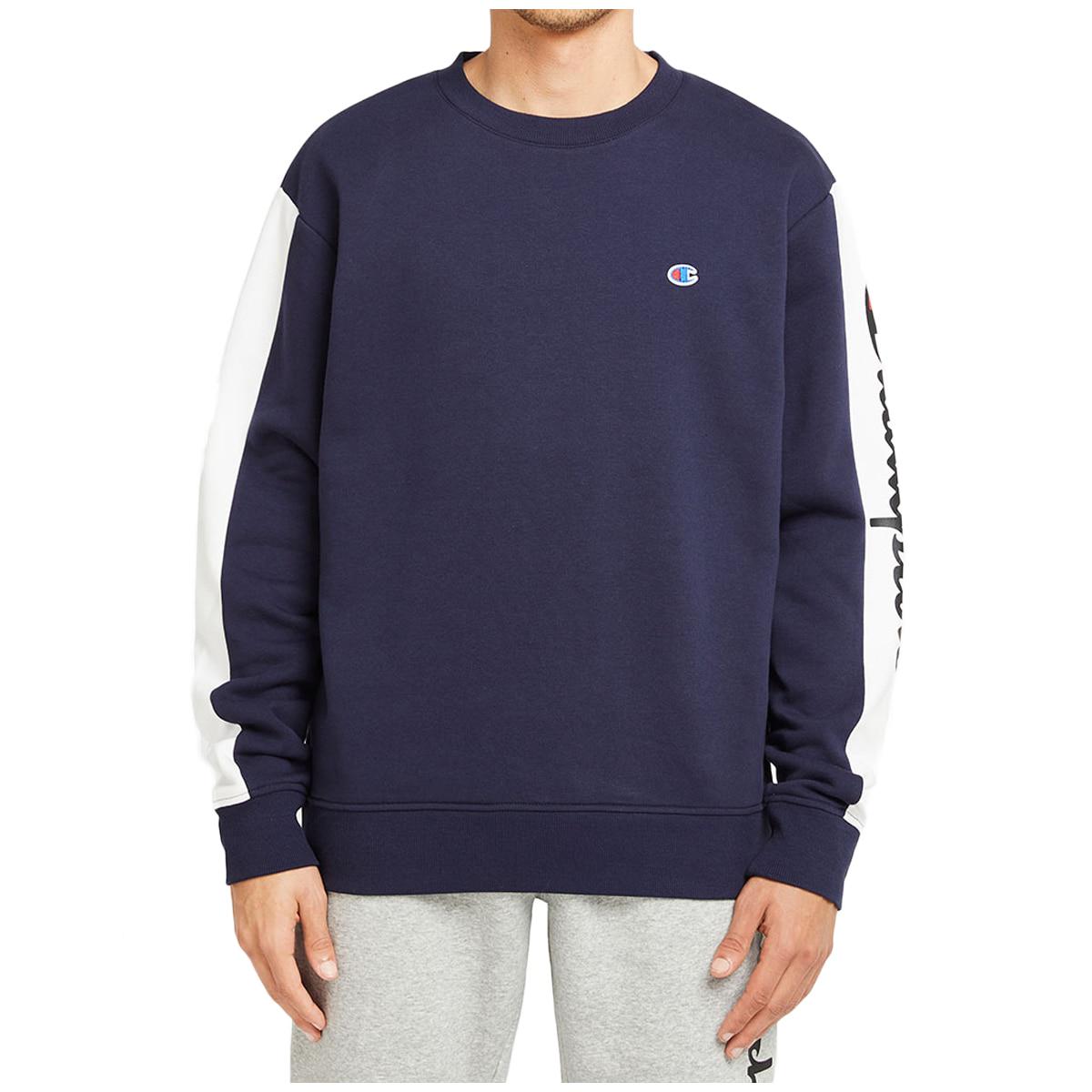 Champion Panel Crew Sweater Navy