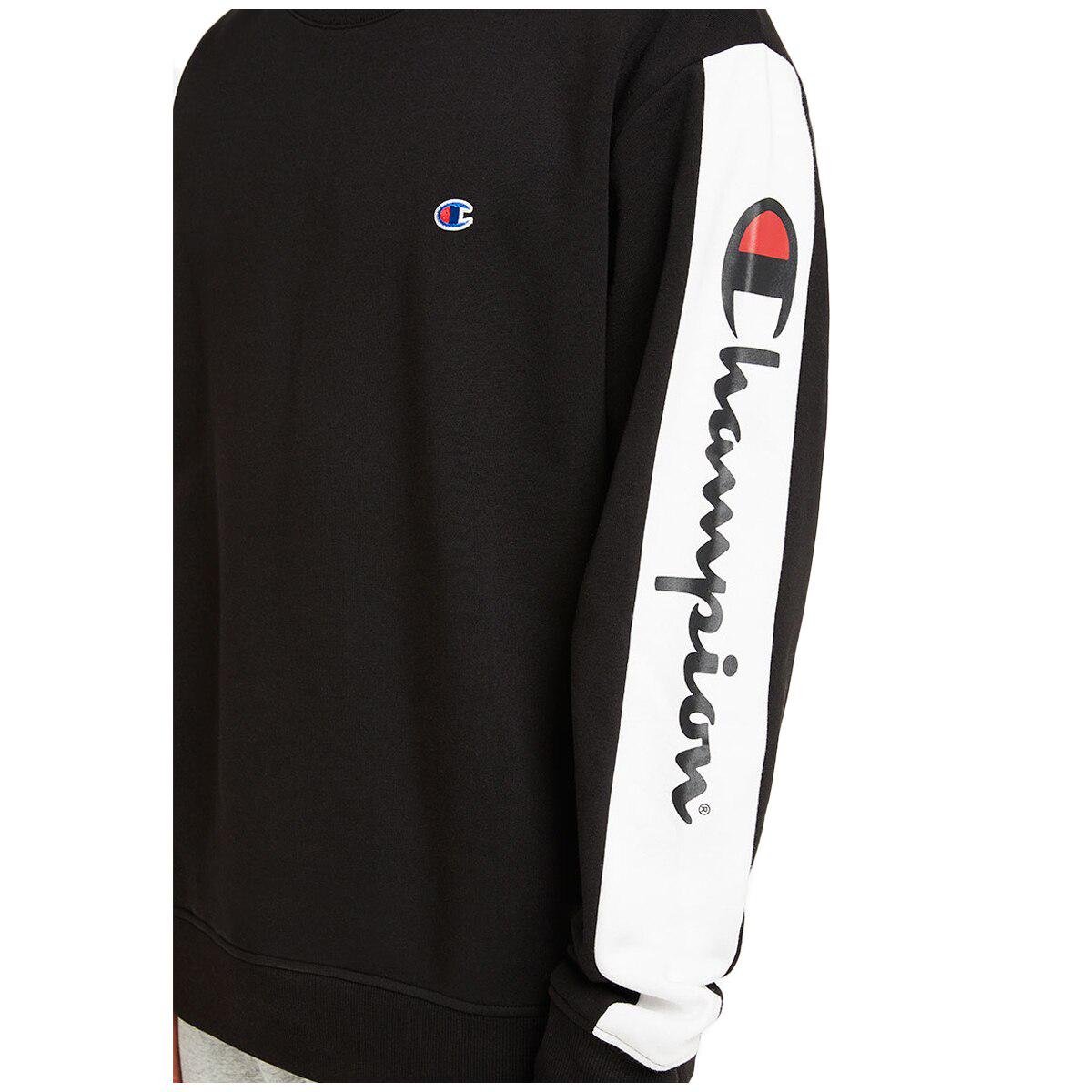 Champion Panel Crew Sweater Black