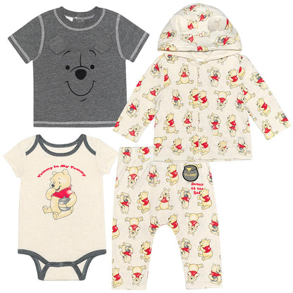 Characters Infant Set 4pc Winnie the Pooh