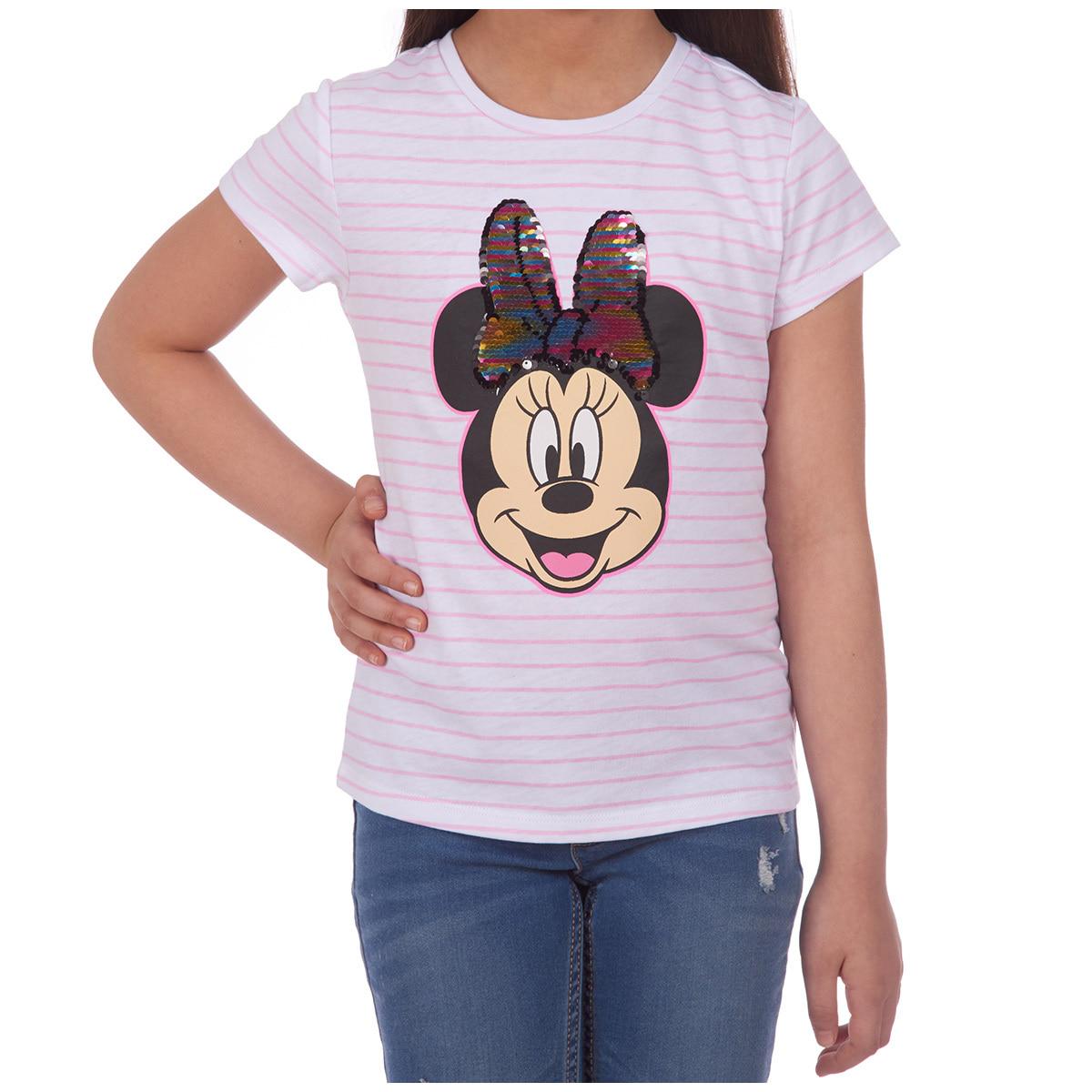 Characters Kids' Sequin Flip Tee 2pk Minnie Mouse