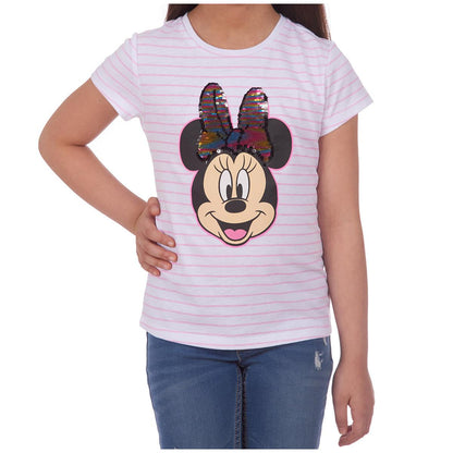 Characters Kids' Sequin Flip Tee 2pk Minnie Mouse