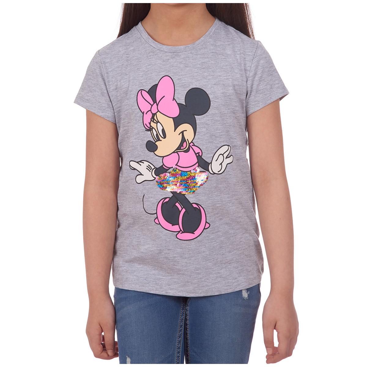 Characters Kids' Sequin Flip Tee 2pk Minnie Mouse