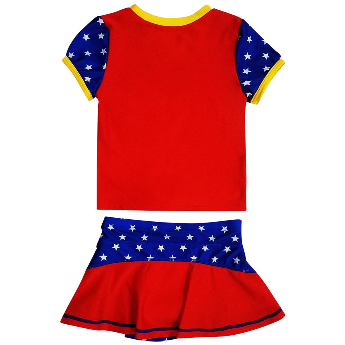 Childrens 2pc Licensed Swimwear Wonder Woman