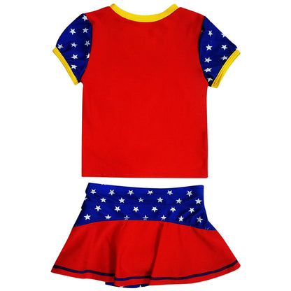 Childrens 2pc Licensed Swimwear Wonder Woman