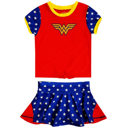 Childrens 2pc Licensed Swimwear Wonder Woman