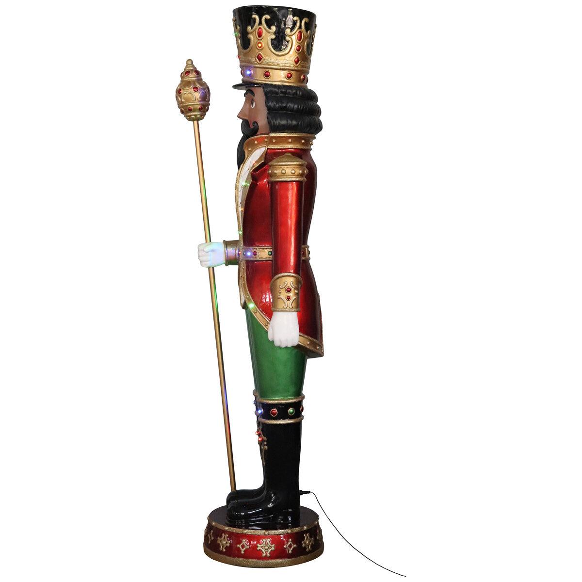 Christmas Nutcracker With LED Lights And Music 1.8M
