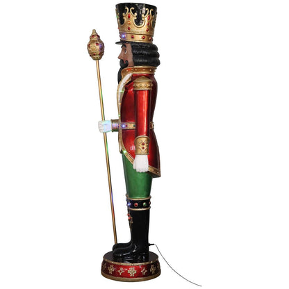 Christmas Nutcracker With LED Lights And Music 1.8M