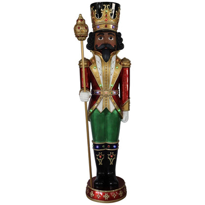 Christmas Nutcracker With LED Lights And Music 1.8M