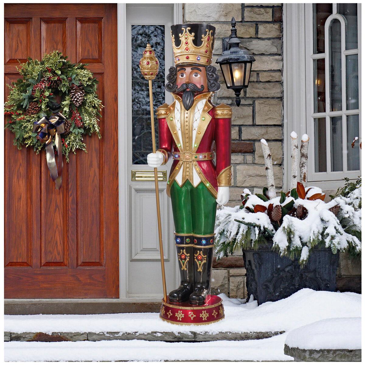 Christmas Nutcracker With LED Lights And Music 1.8M