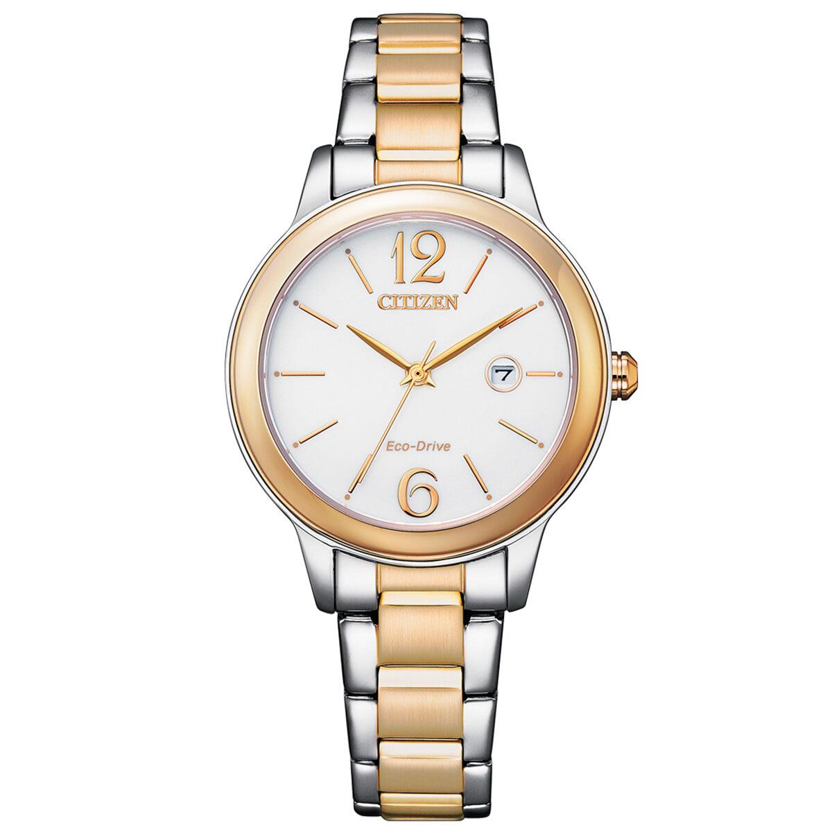 Citizen Women's Two Tone Eco-Drive Watch EW2626-80A
