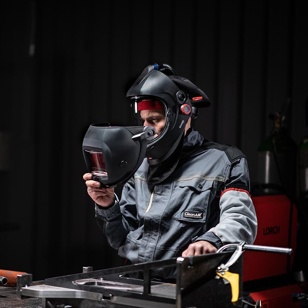 CleanAIR Omnira COMBI Welding Helmet and AerGO PAPR Kit R303201