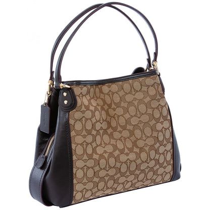 Coach Edie 31 Shoulder Handbag Brown