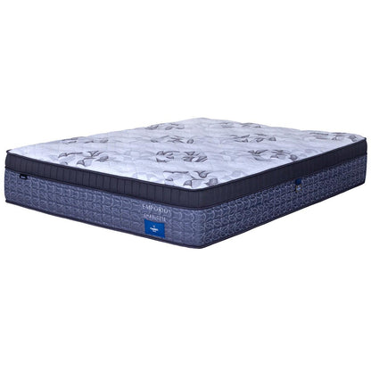 Comfort Sleep Emporio Charlotte Queen Mattress With Luna Floating Base Lovely Cement