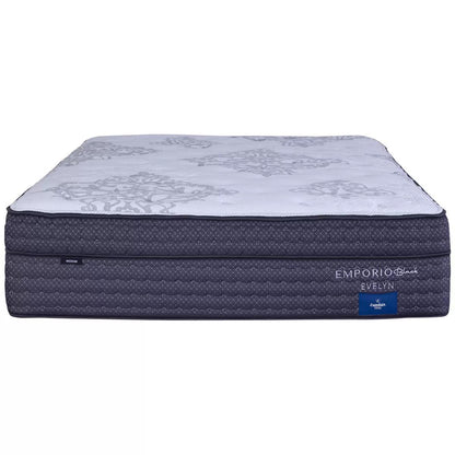 Comfort Sleep Emporio Black Evelyn King Mattress with Luna Floating Base Manisa Licorise