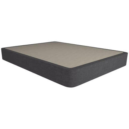 Comfort Sleep Emporio Black Evelyn Queen Mattress with Luna Floating Base Lovely Cement