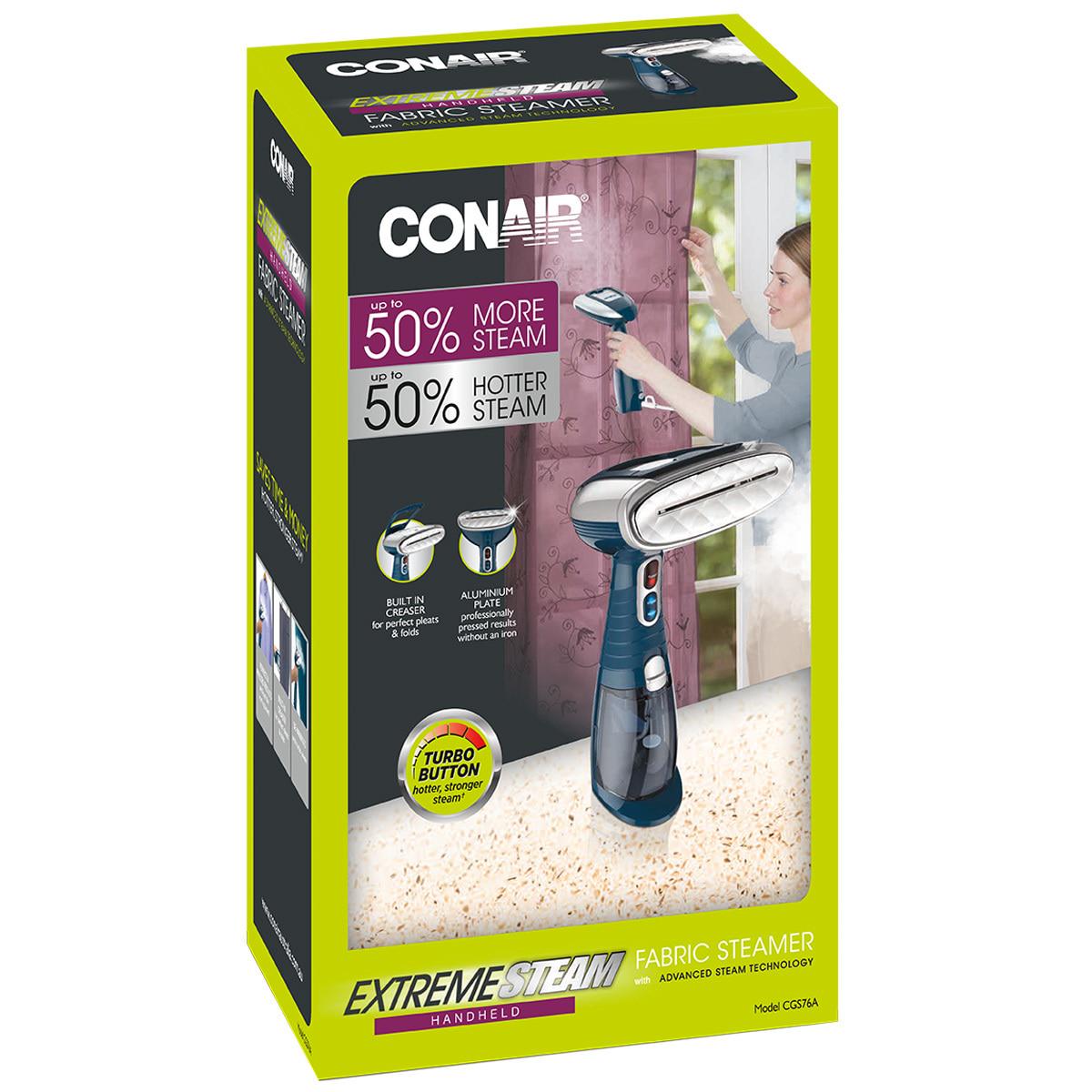 Conair ExtremeSteam Handheld Fabric Steamer Blue CGS76A