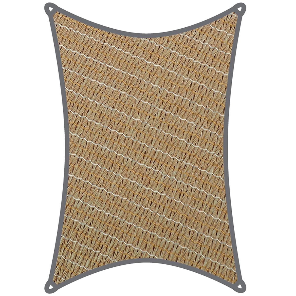 Coolaroo Rectangle Shade Sail Kit Beech