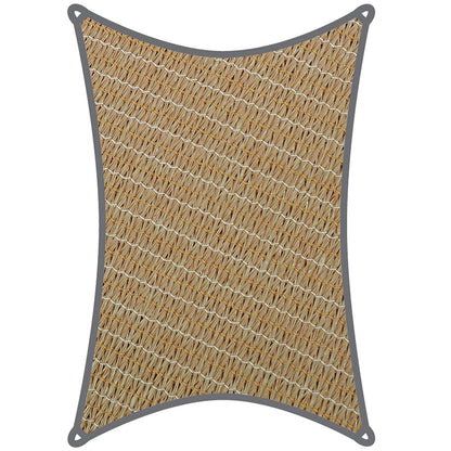 Coolaroo Rectangle Shade Sail Kit Beech