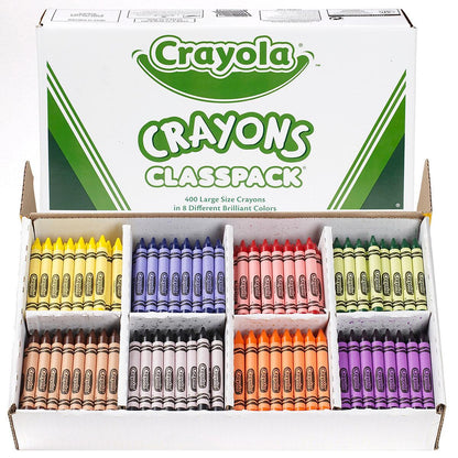 Crayola Large Crayon Classpack 400 Pieces