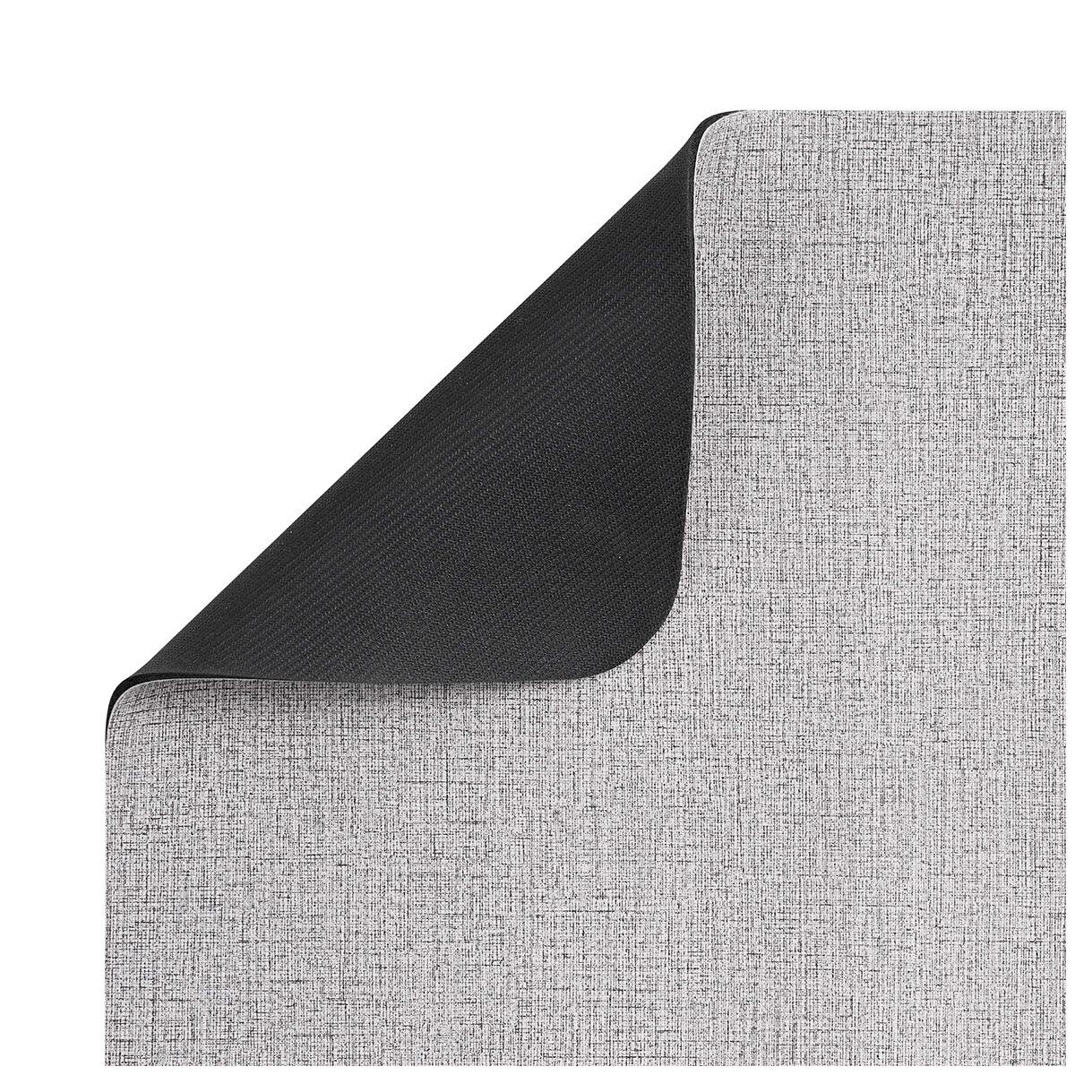 Creative Home Ideas Multi-Purpose Kitchen Mat Large And Small Pack 4 Piece Charcoal