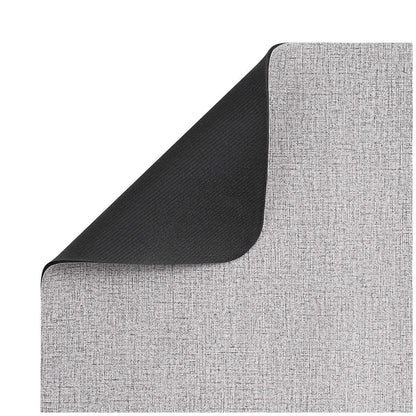 Creative Home Ideas Multi-Purpose Kitchen Mat Large And Small Pack 4 Piece Charcoal