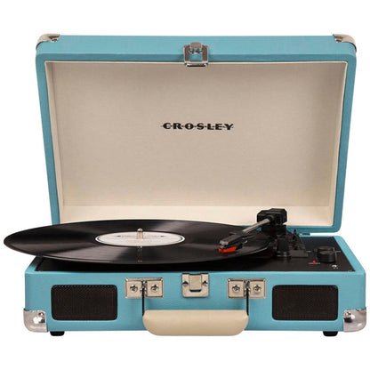 Crosley Cruiser Bluetooth Portable Turntable Turquoise CRIW8005F-TU4