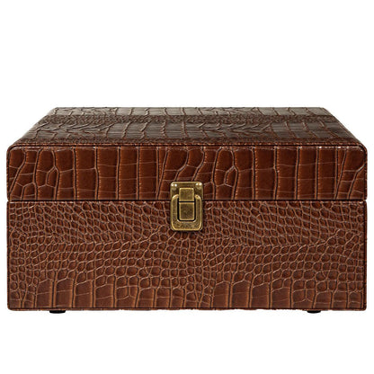Crosley Voyager Portable Bluetooth Turntable Brown Croc CRIW8017B-BR4