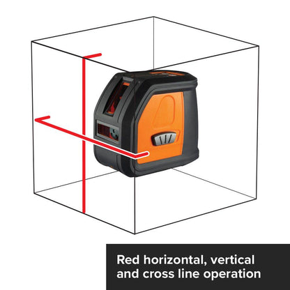 DATUM Cross Line Laser Level - Red DT1H1VR