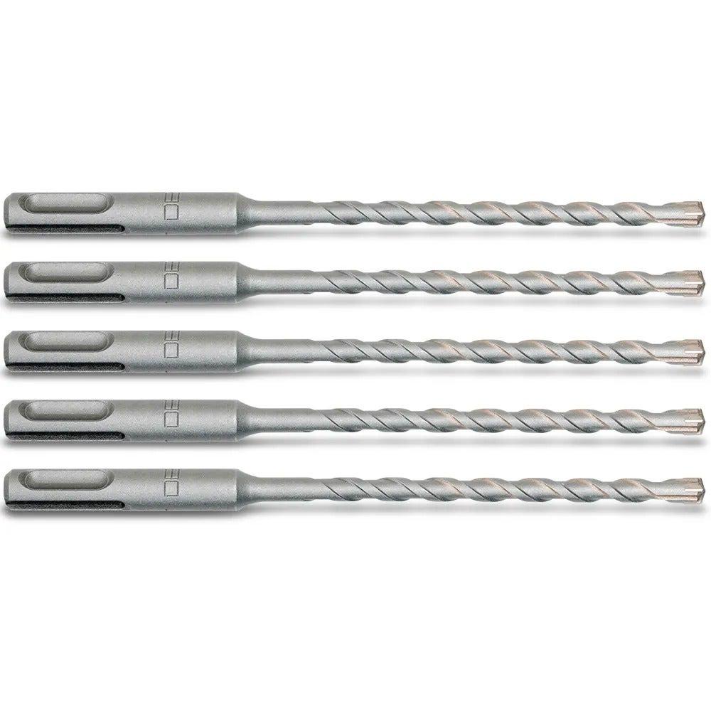 DETROIT 12.0 x 210mm 4-Cutter SDS-Plus TCT Hammer Drill Bit - 5 Piece