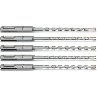 DETROIT 12.0 x 210mm 4-Cutter SDS-Plus TCT Hammer Drill Bit - 5 Piece