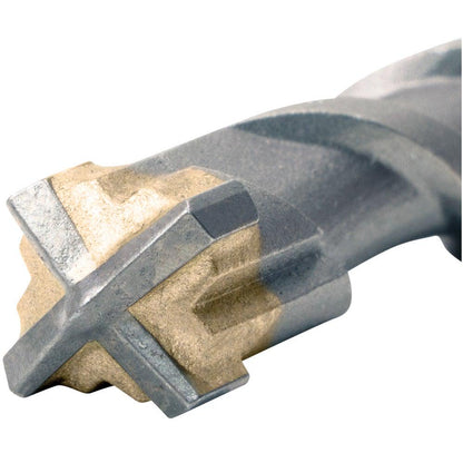 DETROIT 25.0 x 460mm 4-Cutter SDS-Plus TCT Hammer Drill Bit