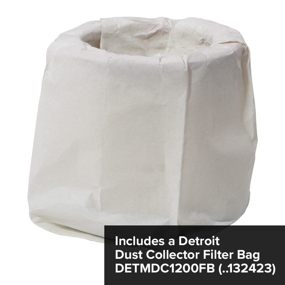 DETROIT MASTERS 1200W 50L Dust and Chip Collector DETMDC1200