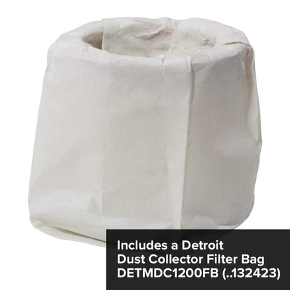 DETROIT MASTERS 1200W 50L Dust and Chip Collector DETMDC1200