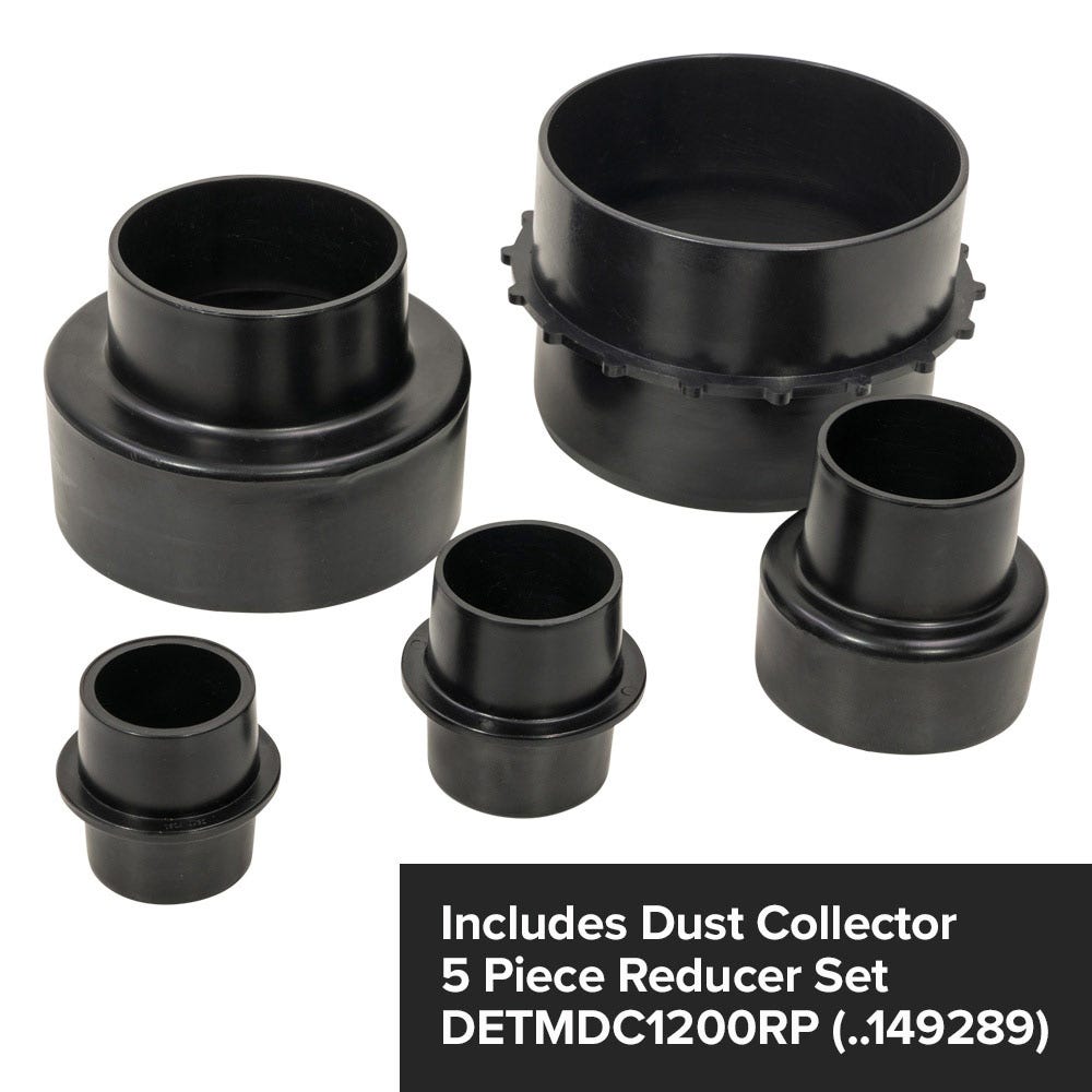 DETROIT MASTERS 1200W 50L Dust and Chip Collector DETMDC1200