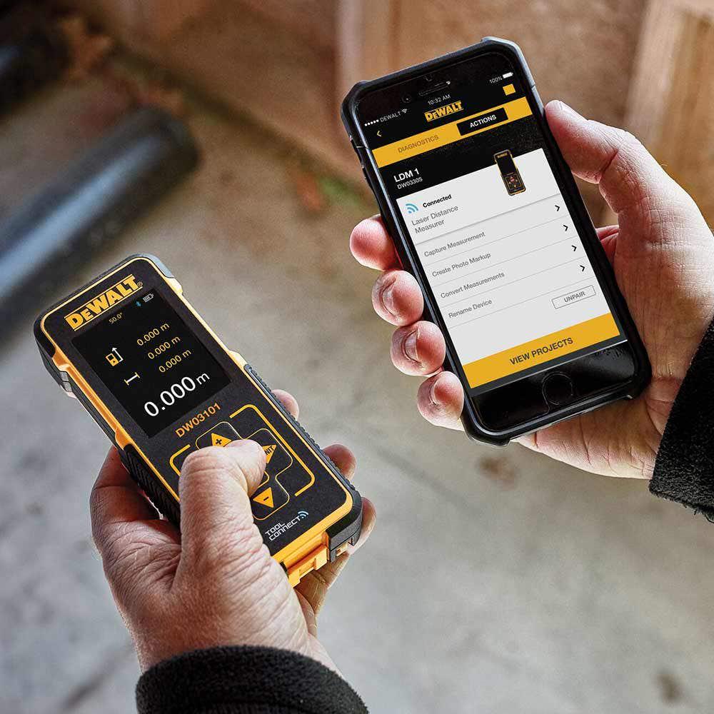 DEWALT 100m Tool Connect Laser Distance Measurer DW03101-XJ