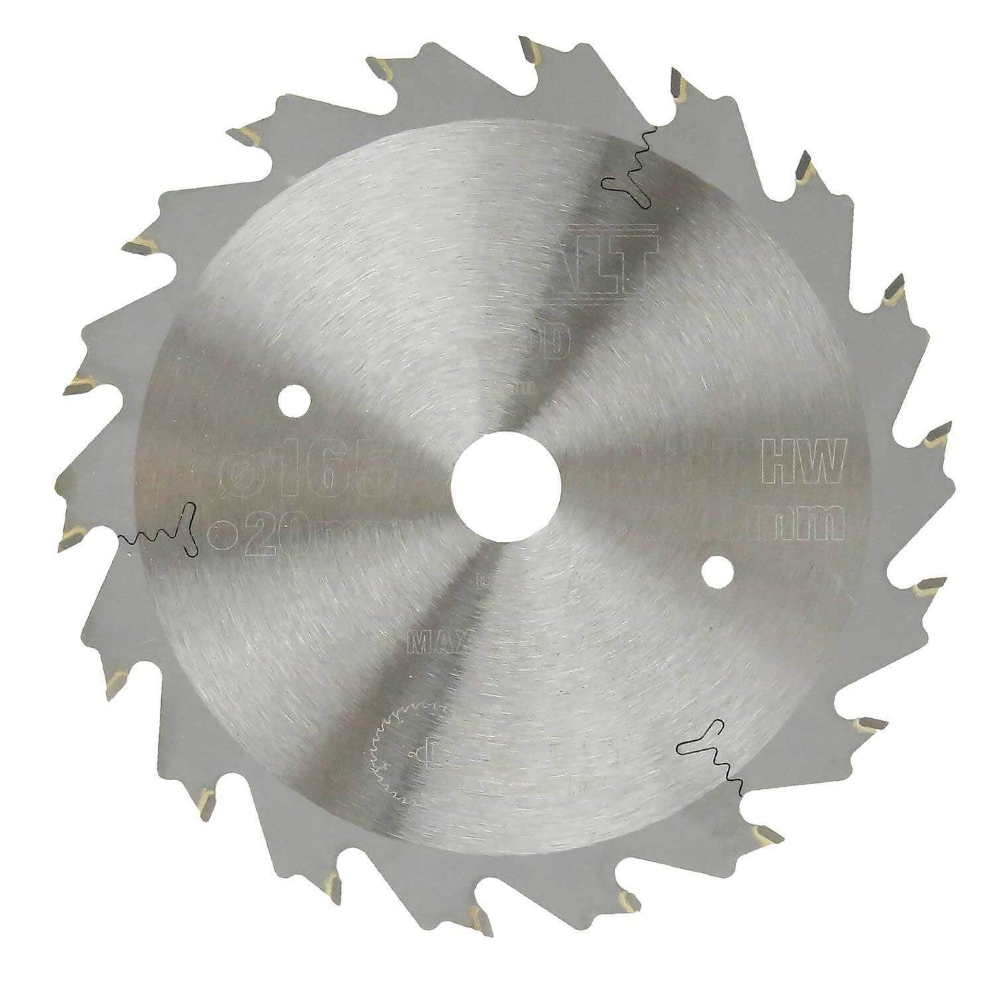 DEWALT 165x20mm 18T Extreme Workshop TCT Circular Saw Blade for Wood Cutting DT1089-QZ