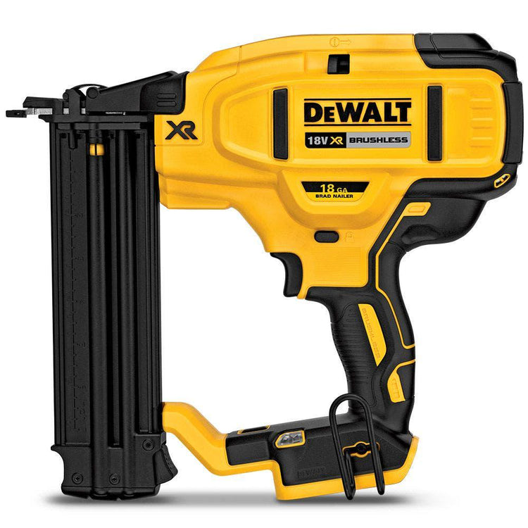 DEWALT 18V Brushless XR Li-Ion 18Ga Finish Nailer Skin DCN680N-XJ
