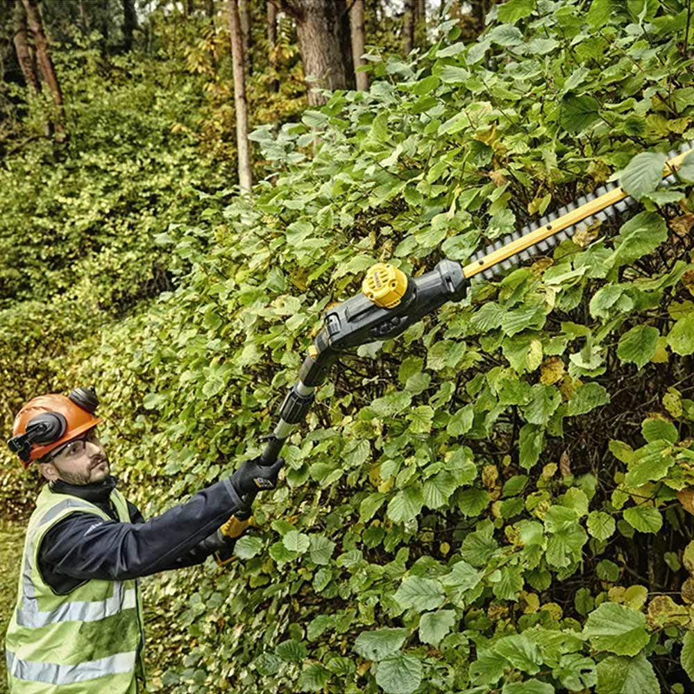 DEWALT 18V XR Brushless 55cm (22 ) Pole Hedge Trimmer Skin DCMPH566N-XE