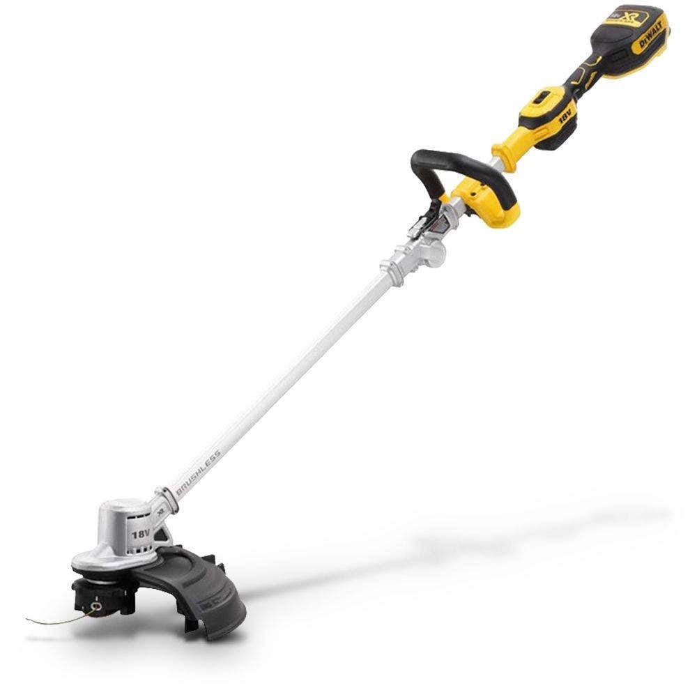 DEWALT 18V XR Brushless 36cm (14 ) 1x5Ah Line Trimmer Kit DCMST561P1-XE