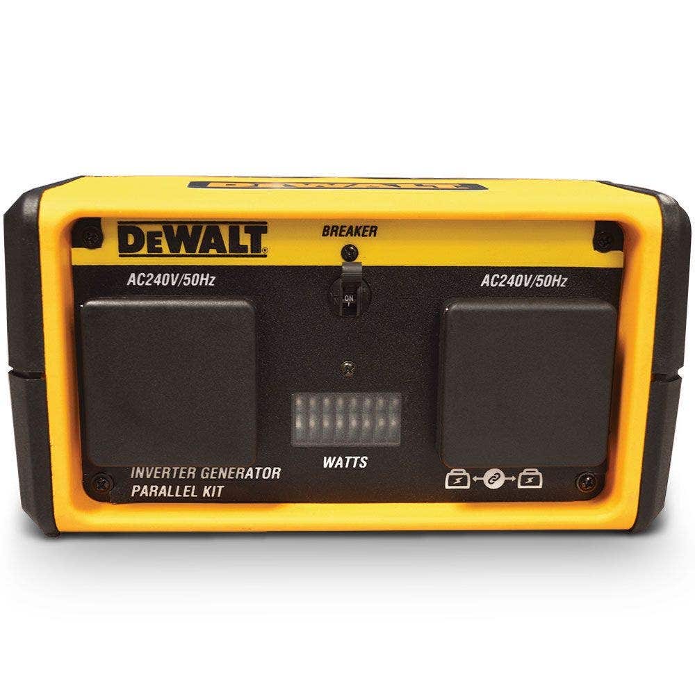 DEWALT 2200W IP44 Inverter Generator w. Parallel Box Unit Kit TTKIT791