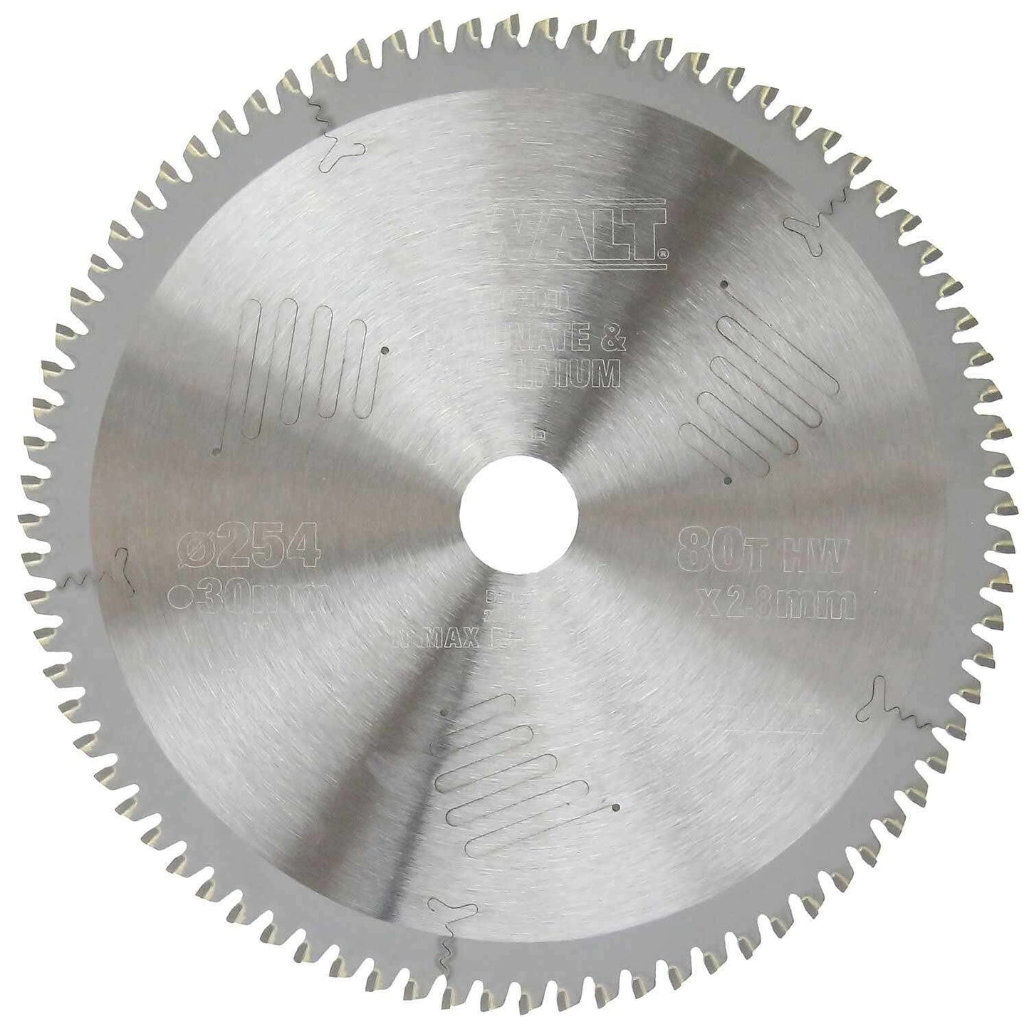 DEWALT 254x30mm 80T Extreme Workshop TCT Circular Saw Blade for Wood Cutting DT90264-QZ