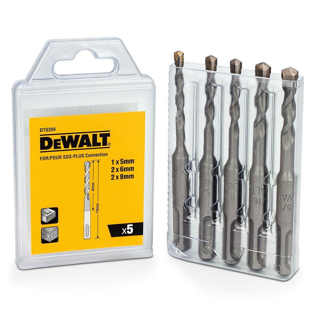 DEWALT 2 Cutter SDS Plus EXTREME Set - 5 Piece DT9399-QZ