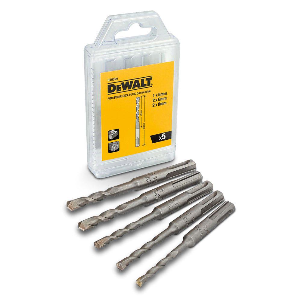 DEWALT 2 Cutter SDS Plus EXTREME Set - 5 Piece DT9399-QZ