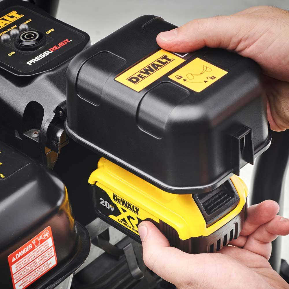 DEWALT 3400PSI 9.5LPM Petrol Pressure Washer w. 18V Battery and Charger DXPW3495PR