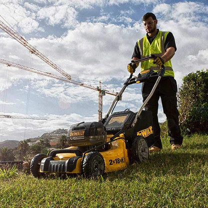 DEWALT 36V Brushless 2 x 5.0Ah 510mm (20 ) Lawn Mower Kit DCMW564P2-XE