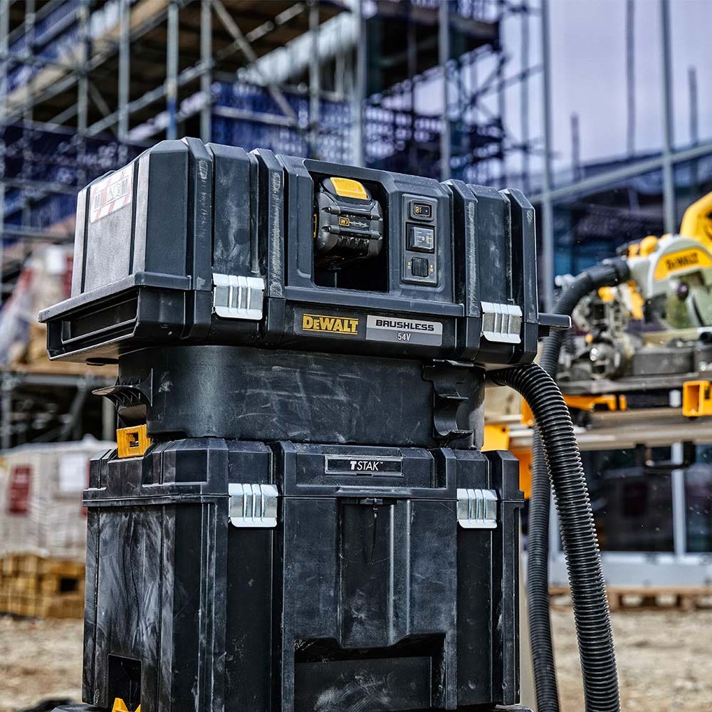 DEWALT 54V XR FLEXVOLT Brushless 2 x 6.0Ah M-Class Dust Extractor Kit DCV586MT2-XE